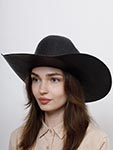 Шляпа BAILEY арт. S25BGD GREYBULL (черный)